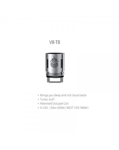 Smoktech TFV8 Clearomizer Replacement Coil Head 3pcs