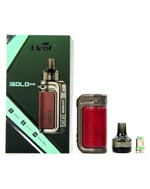 Eleaf iSolo Air Kit with GTL Mini Pod Cartridge 1500mAh
