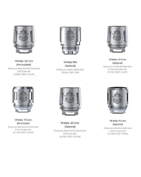 SMOK TFV8 Baby Replacement Coil Head 5pcs