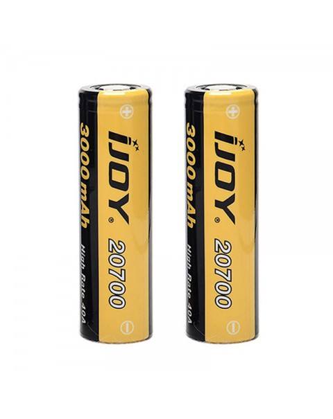 IJOY 20700 3.7V 3000mAh Rechargeable Batteries 2pcs