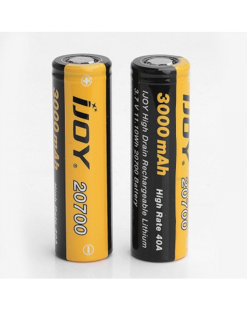 IJOY 20700 3.7V 3000mAh Rechargeable Batteries 2pcs