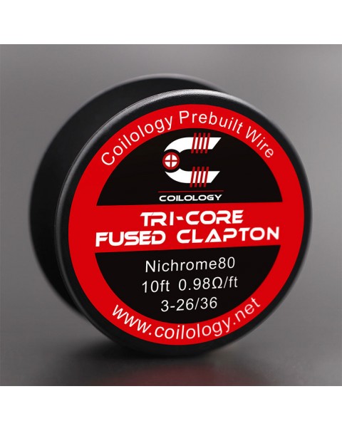 10ft Coilology Tri-Core Fused Clapton Spool Wire