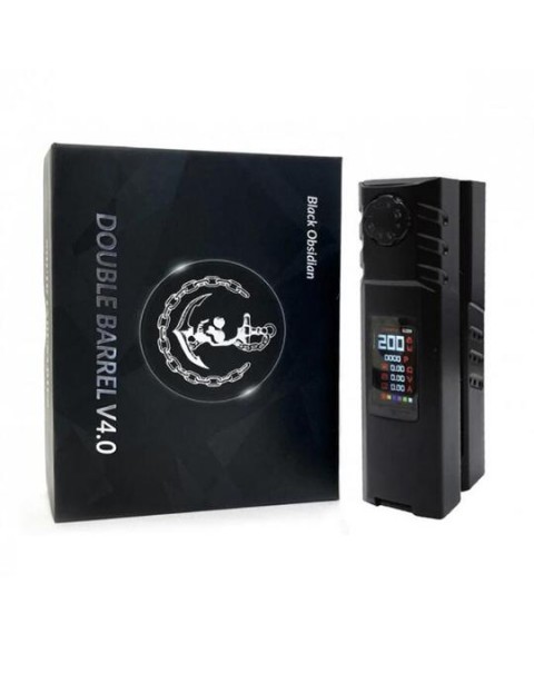 SQUID INDUSTRIES DOUBLE BARREL V4 200W BOX MOD Black