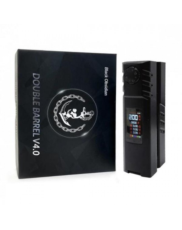 SQUID INDUSTRIES DOUBLE BARREL V4 200W BOX MOD Bla...