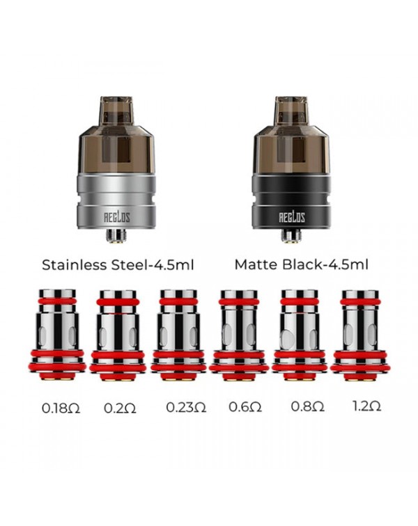 Uwell Aeglos Tank Pod 4.5ml with 6 Coils 