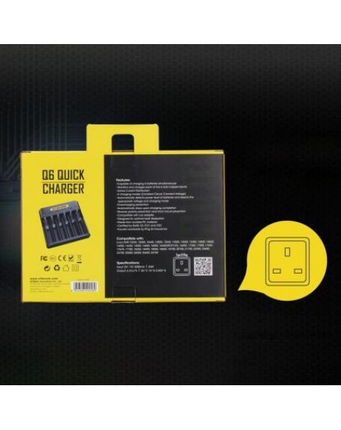 Nitecore Q6 6 Slots Charger