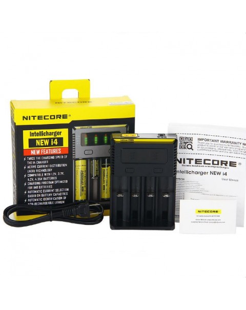 NiteCore New I4 Li-ion Battery Charger ACD Technology