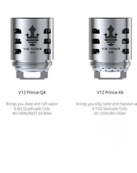 SMOK TFV12 Prince Replacement Coil Head 3pcs