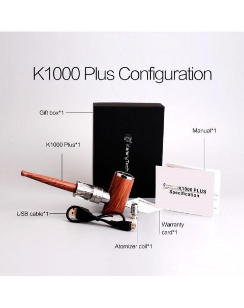 Kamry K1000 Plus E-Pipe Starter Kit